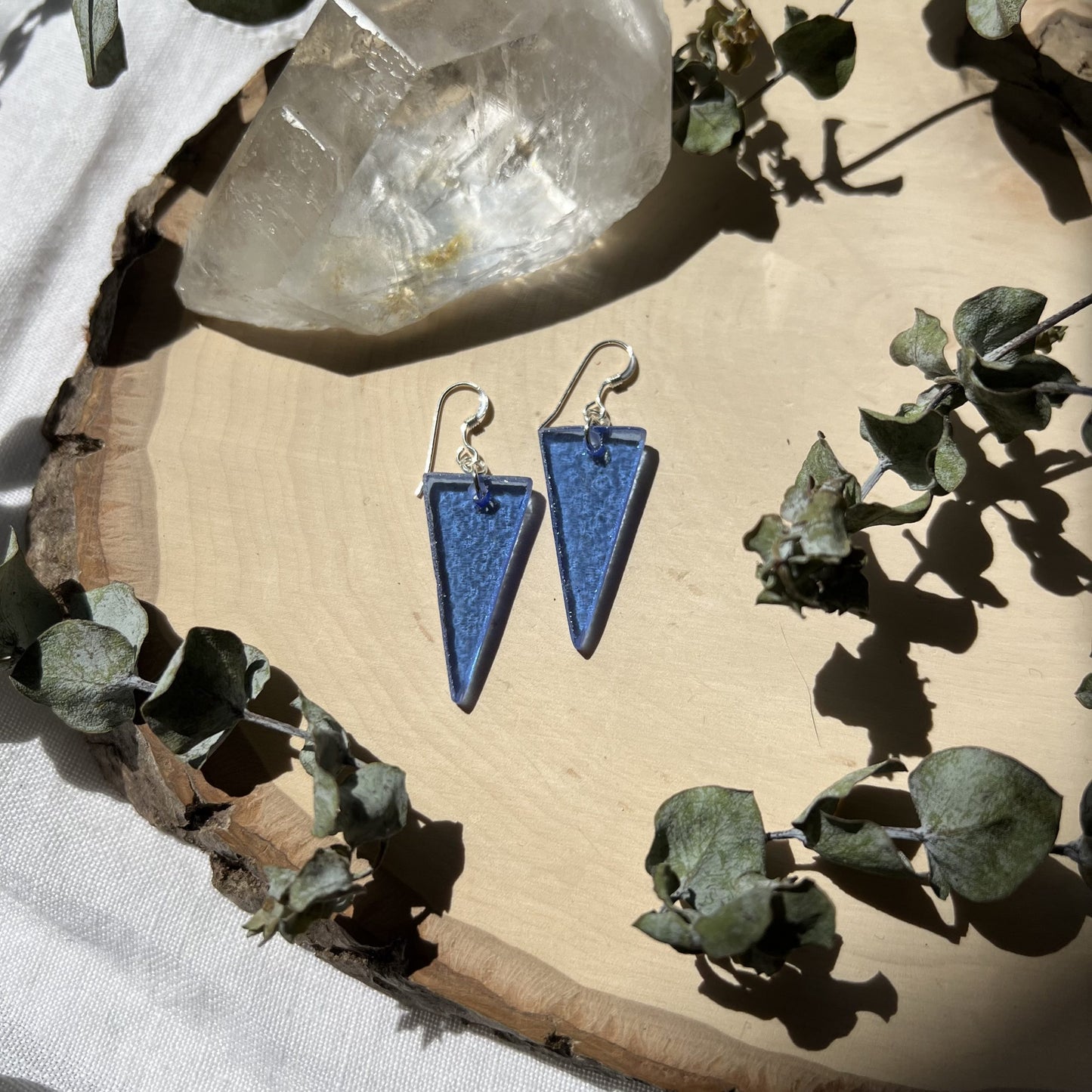 Pale Blue Triangles image 0