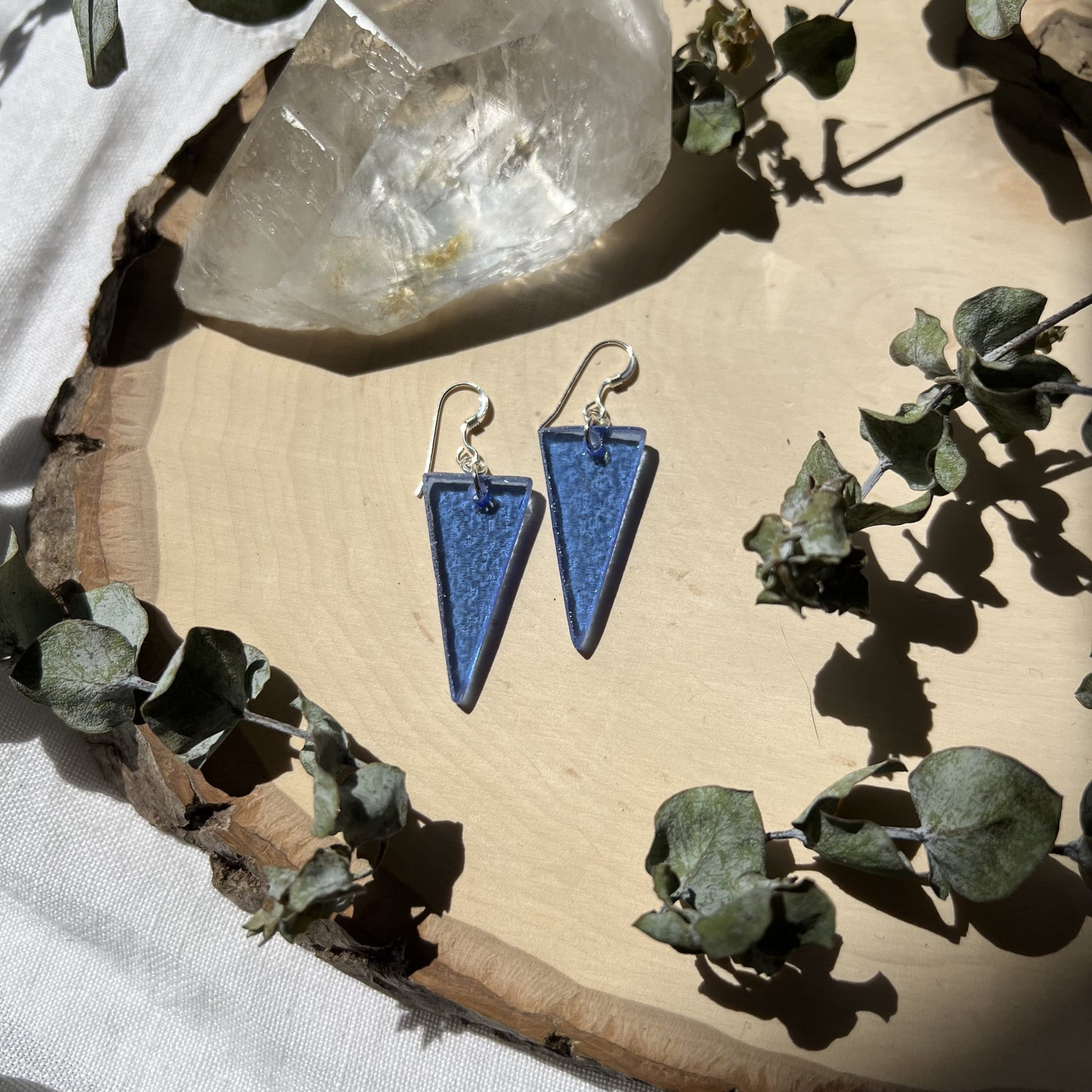 Pale Blue Triangles image 0