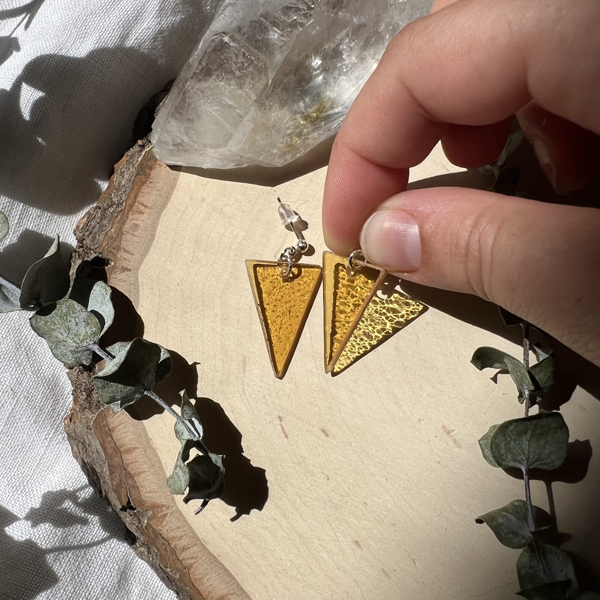 Yellow Triangles image 1