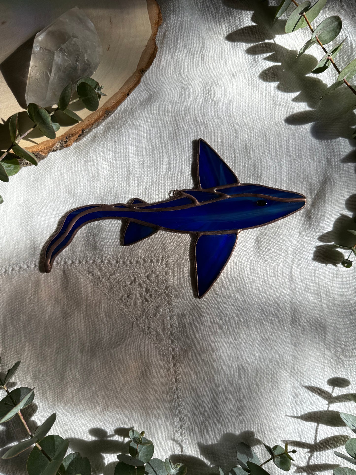 Iridescent Blue Ghost Shark