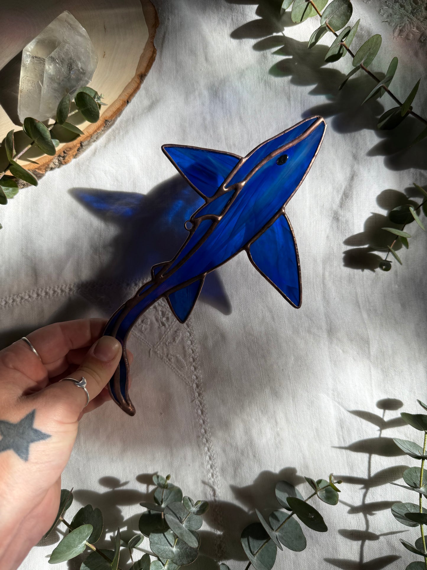 Iridescent Blue Ghost Shark