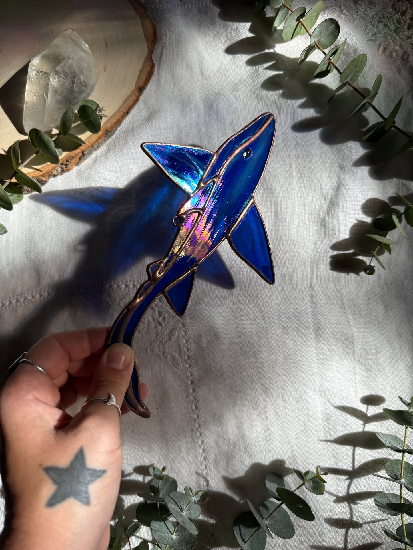 Iridescent Blue Ghost Shark