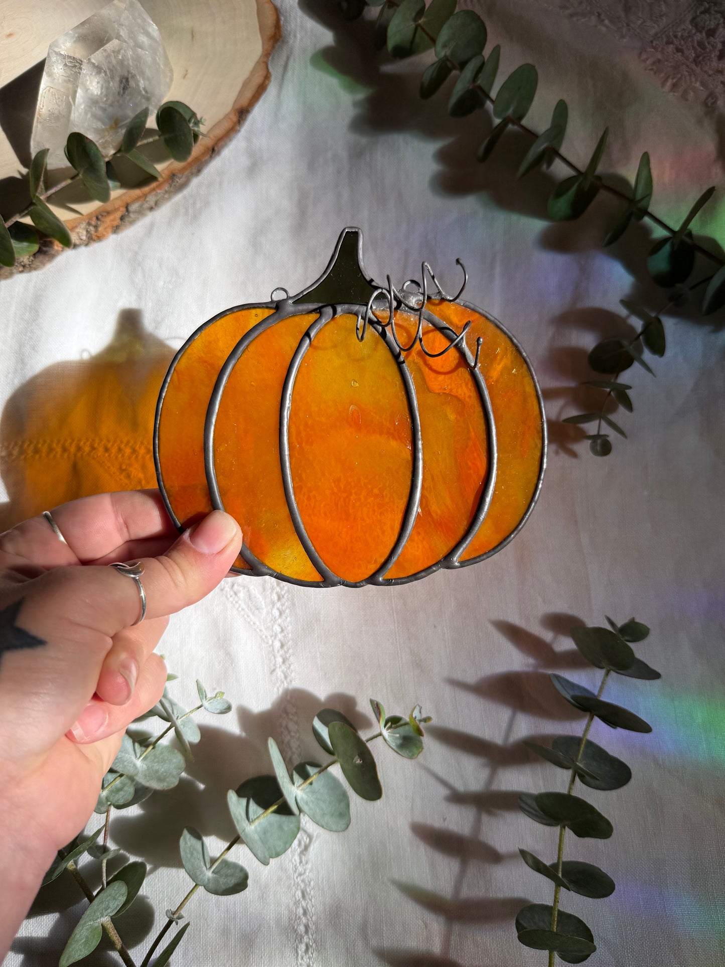Wispy Orange Pumpkin