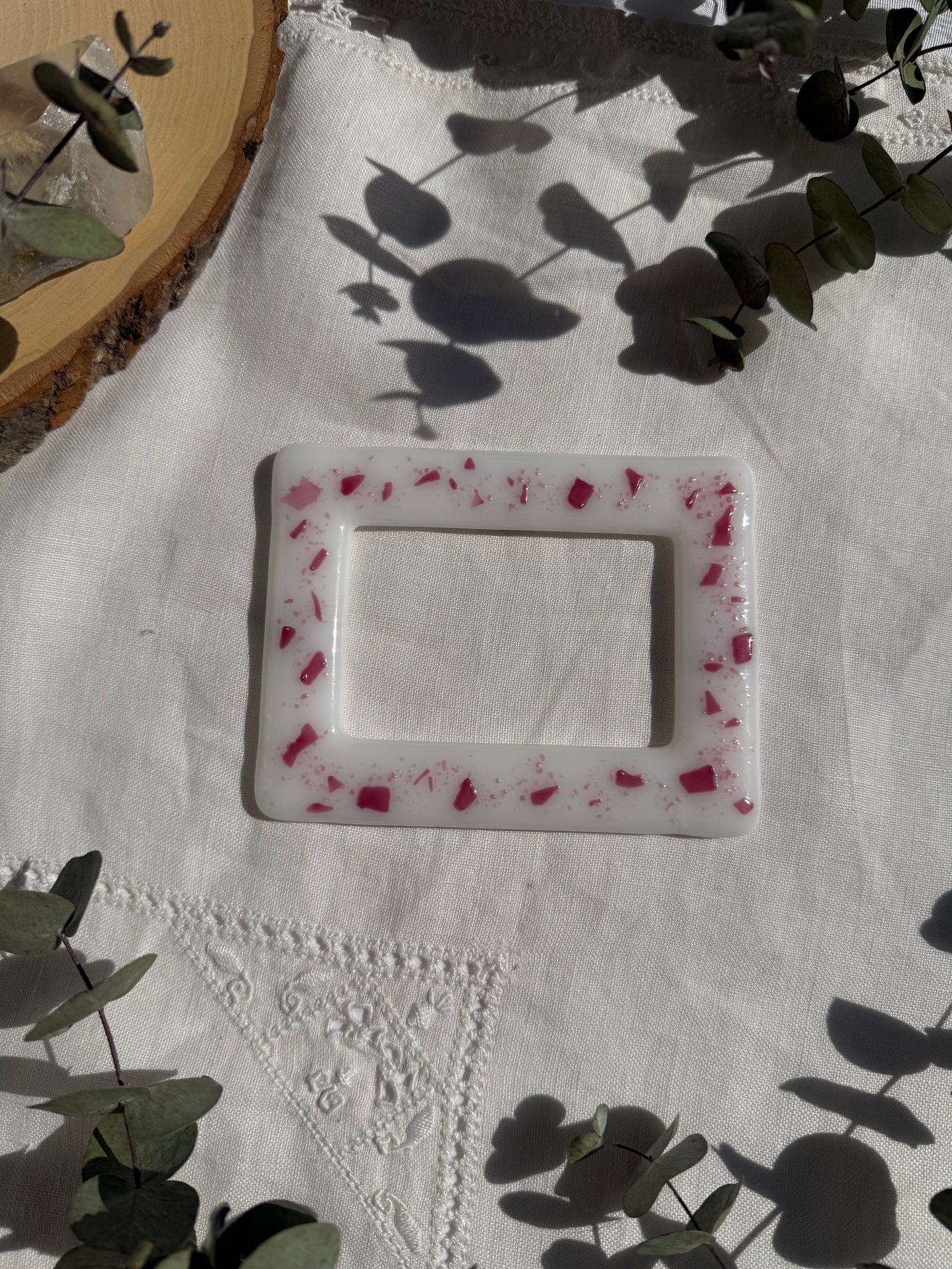 White and Pink Frame