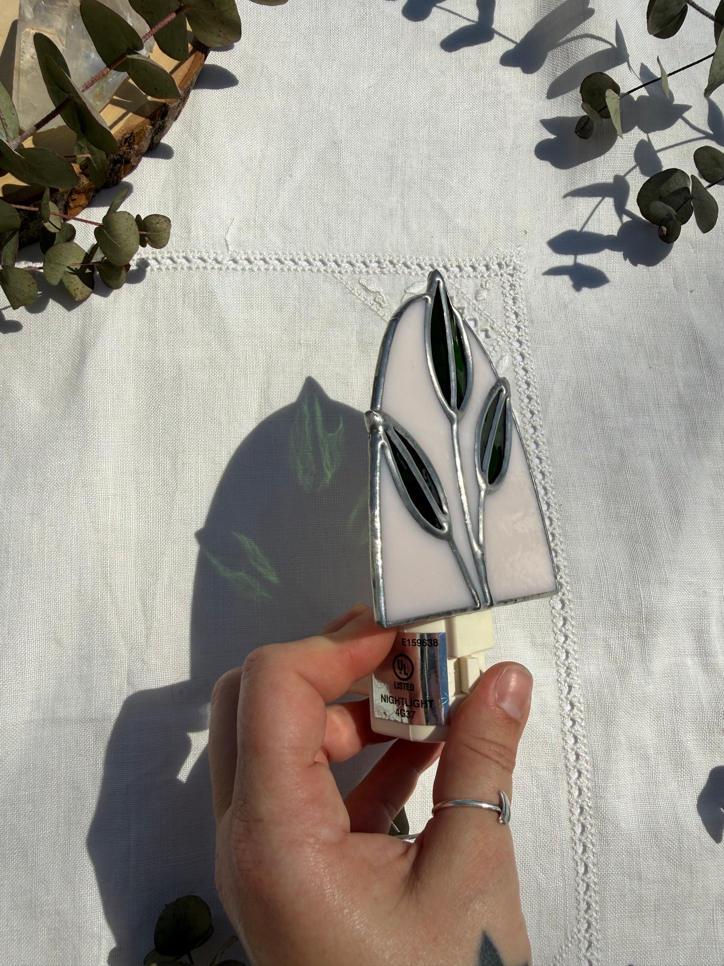 Blush Leaf Nightlight