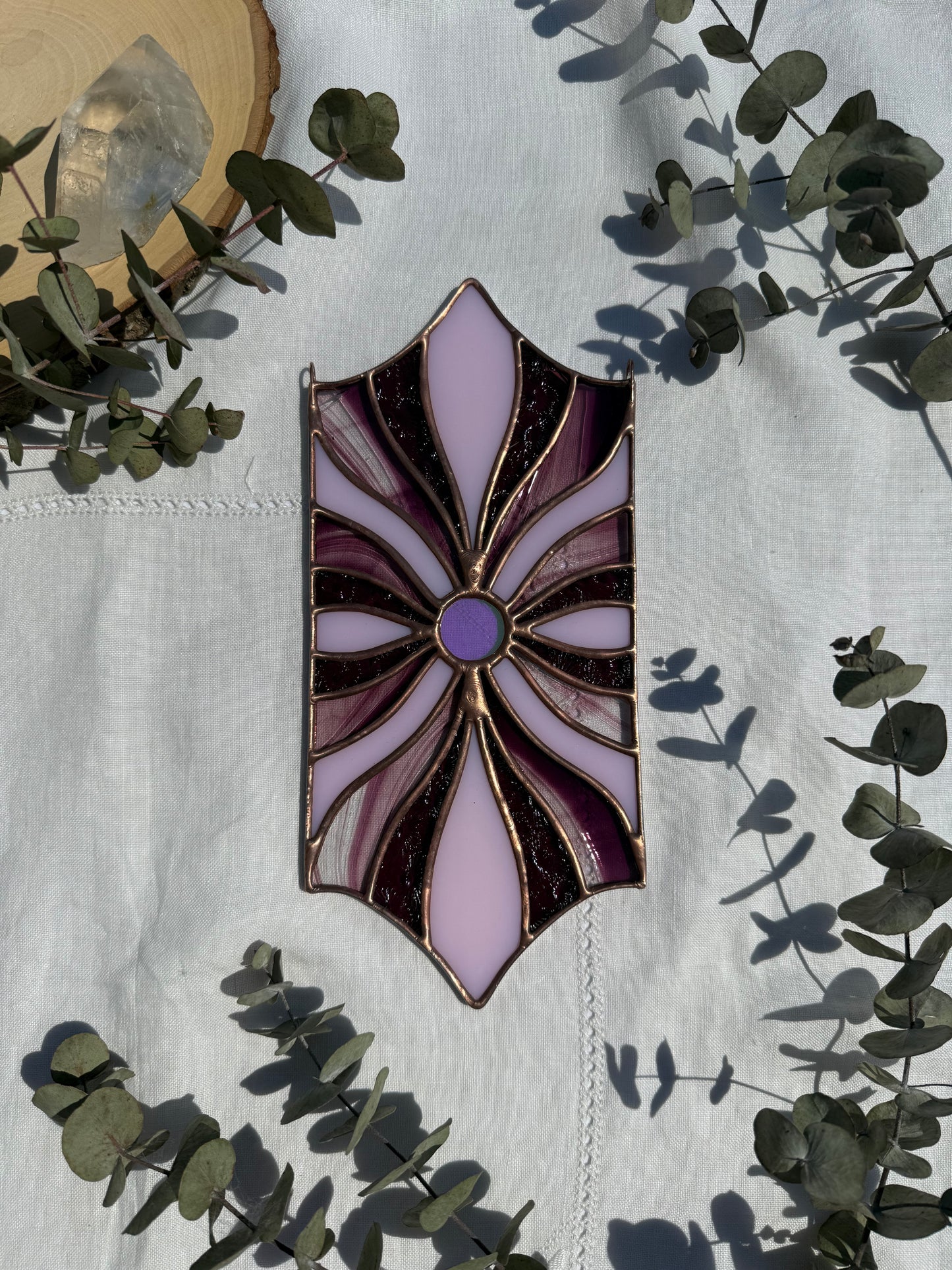 Pink Groovy Sun Panel