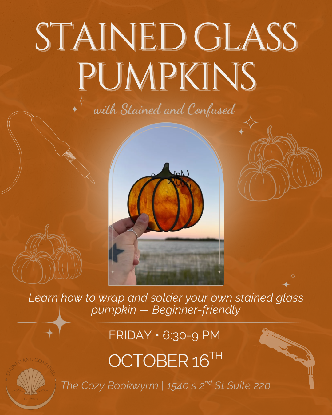Stained Glass Pumpkin Workshop