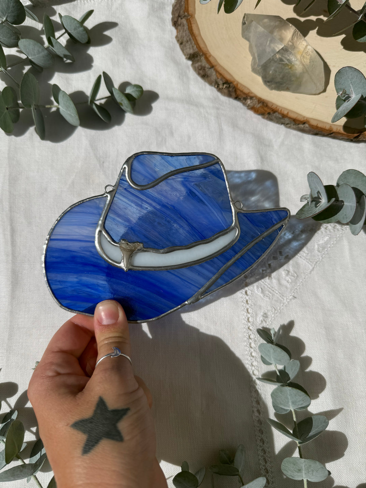 Wispy Blue Coastal Cowgirl Hat