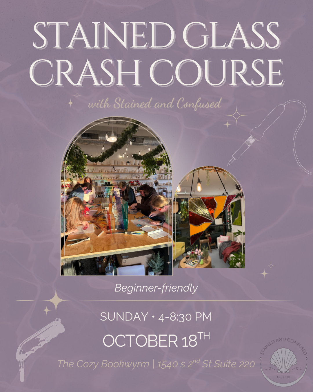 Stained Glass One Day Crash Course (OCTOBER)