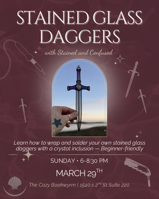 Stained Glass Dagger Workshop
