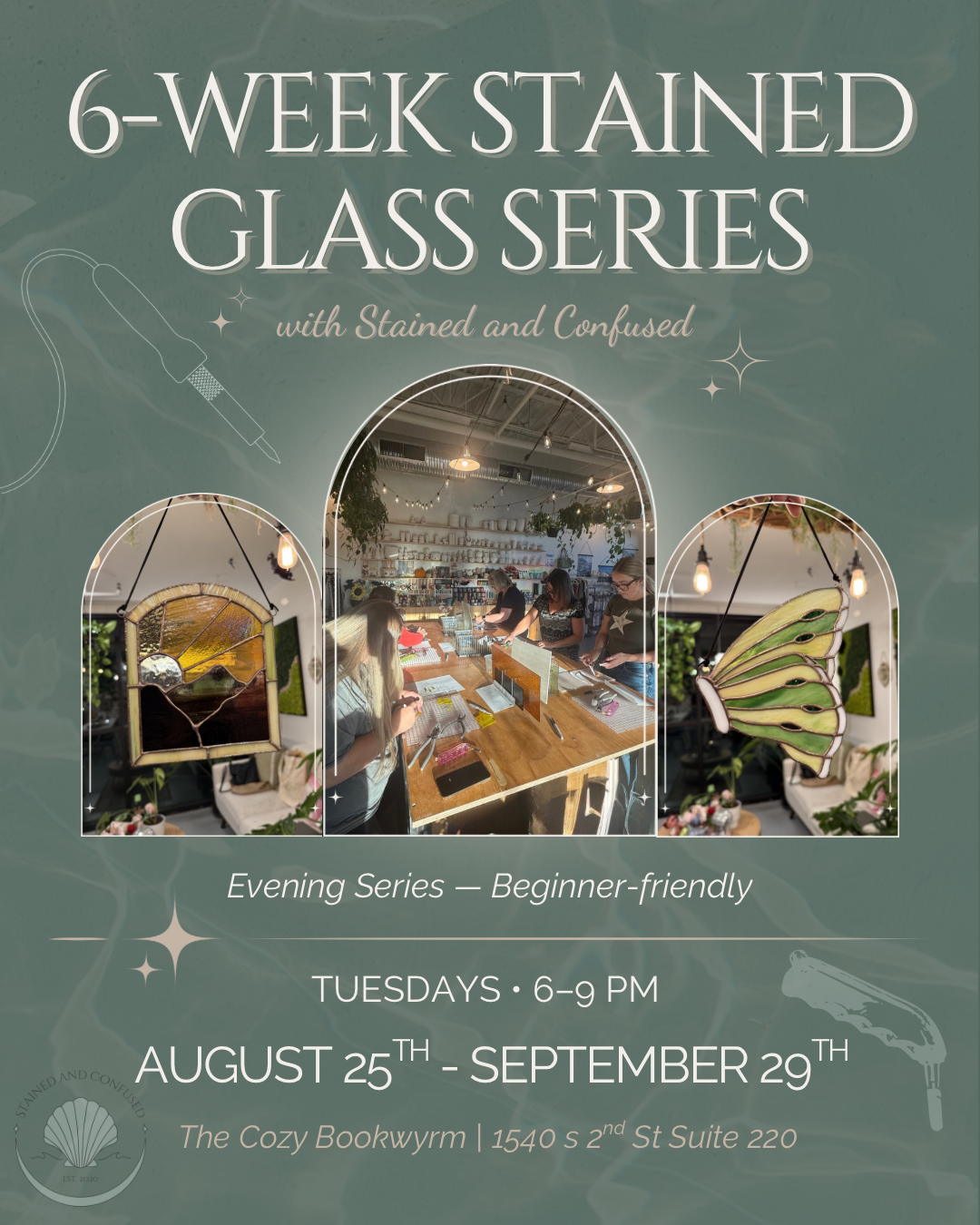6-Week Stained Glass Series (Tuesdays-Evening)