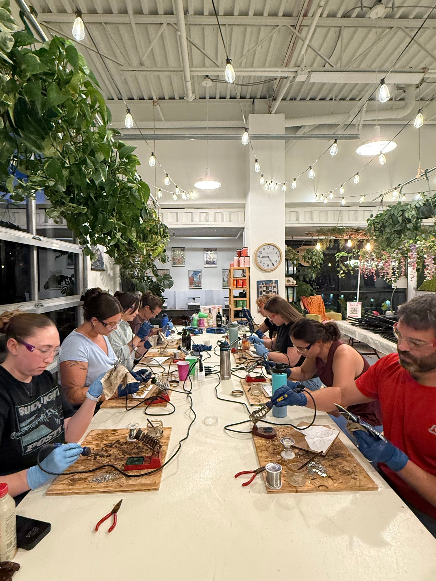 Stained Glass Monstera Workshop