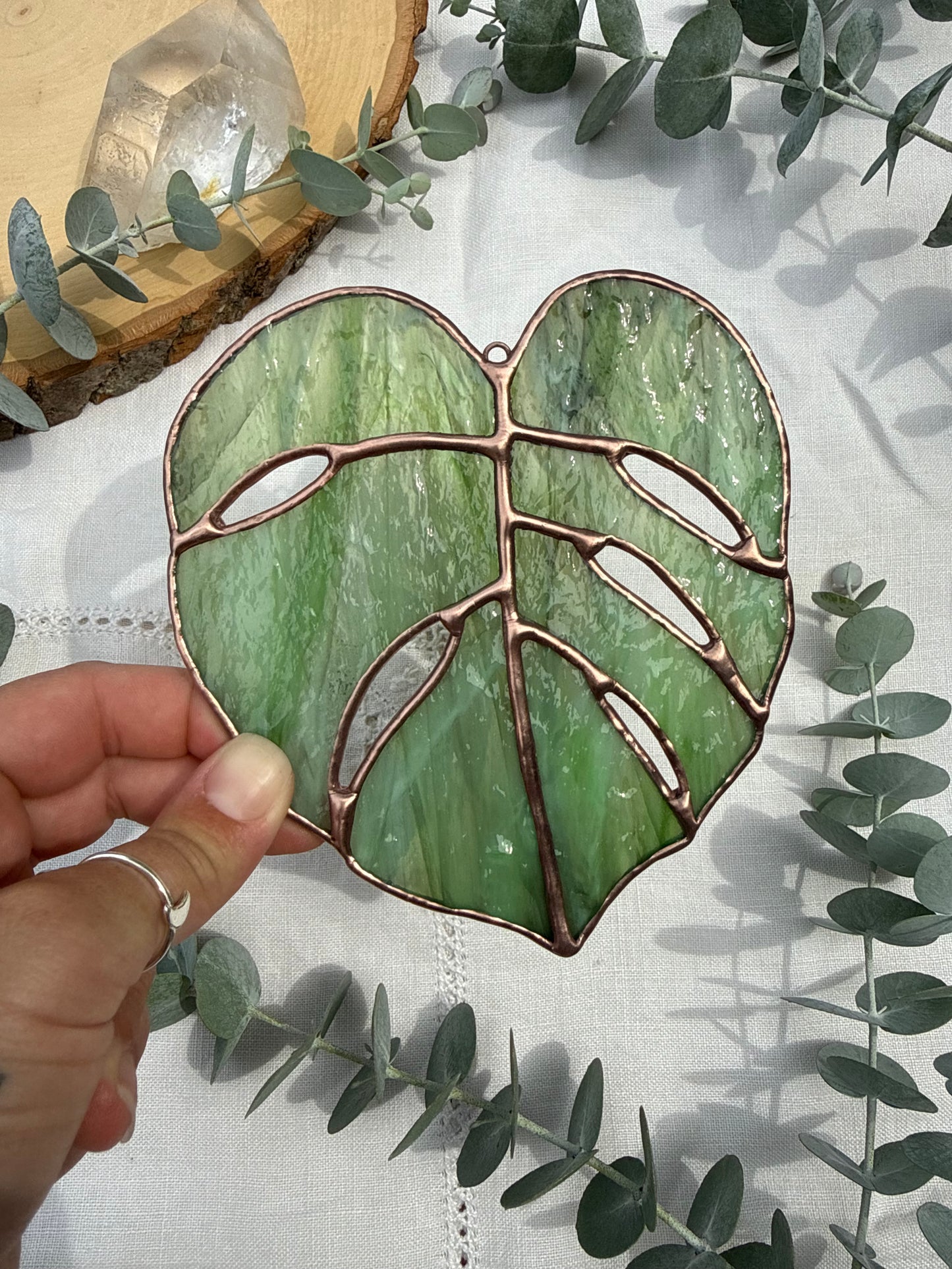Stained Glass Monstera Workshop