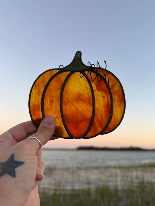 Wispy Orange Pumpkin
