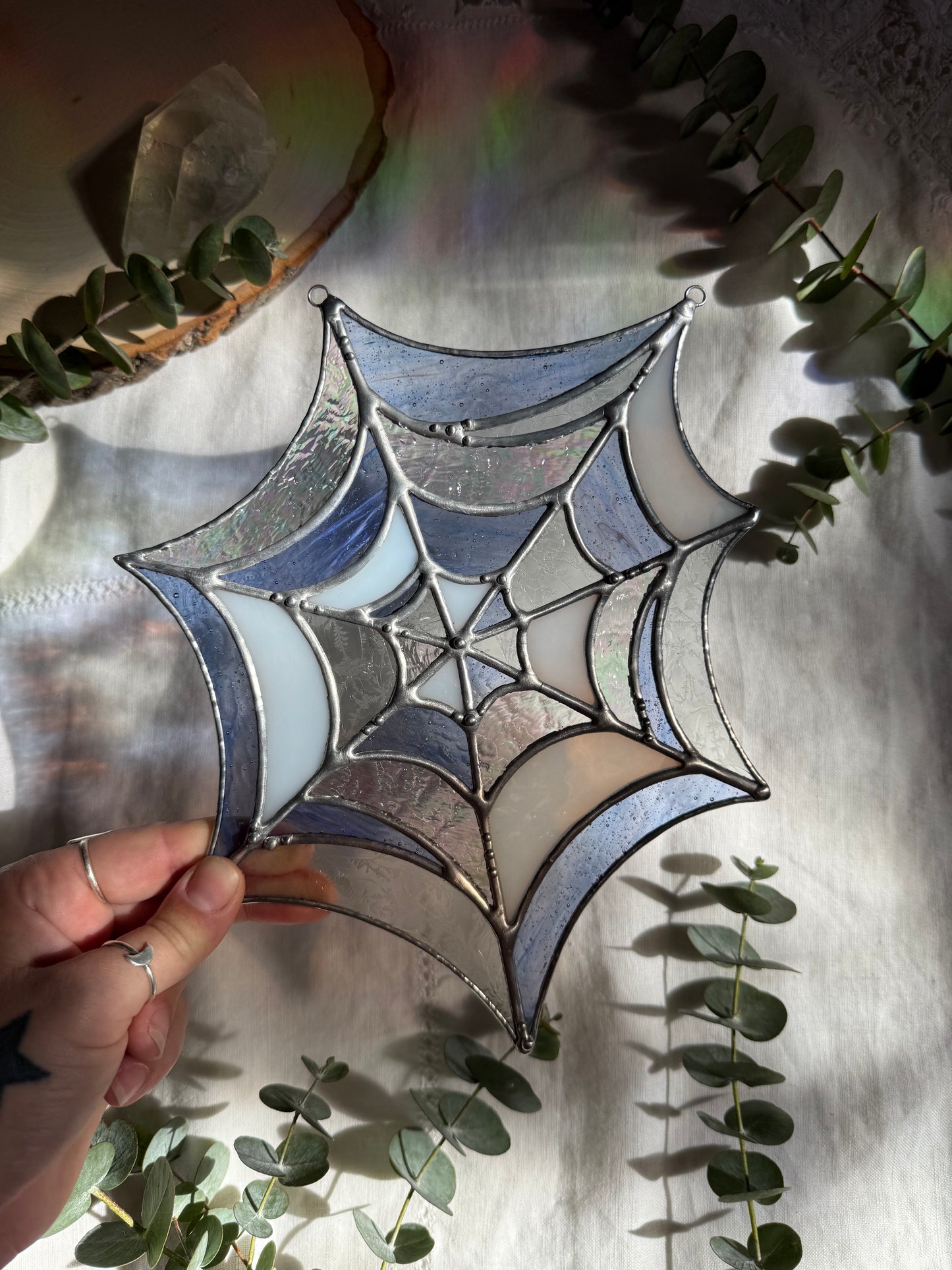 Purple Spider Web