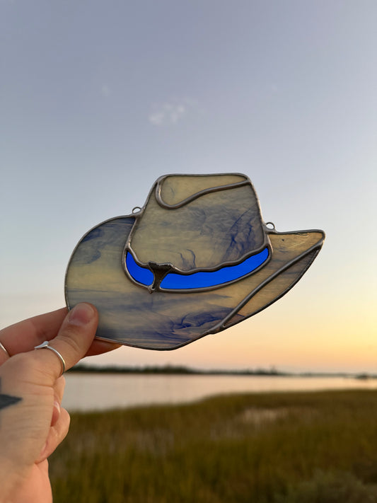 Wispy Blue Coastal Cowgirl Hat
