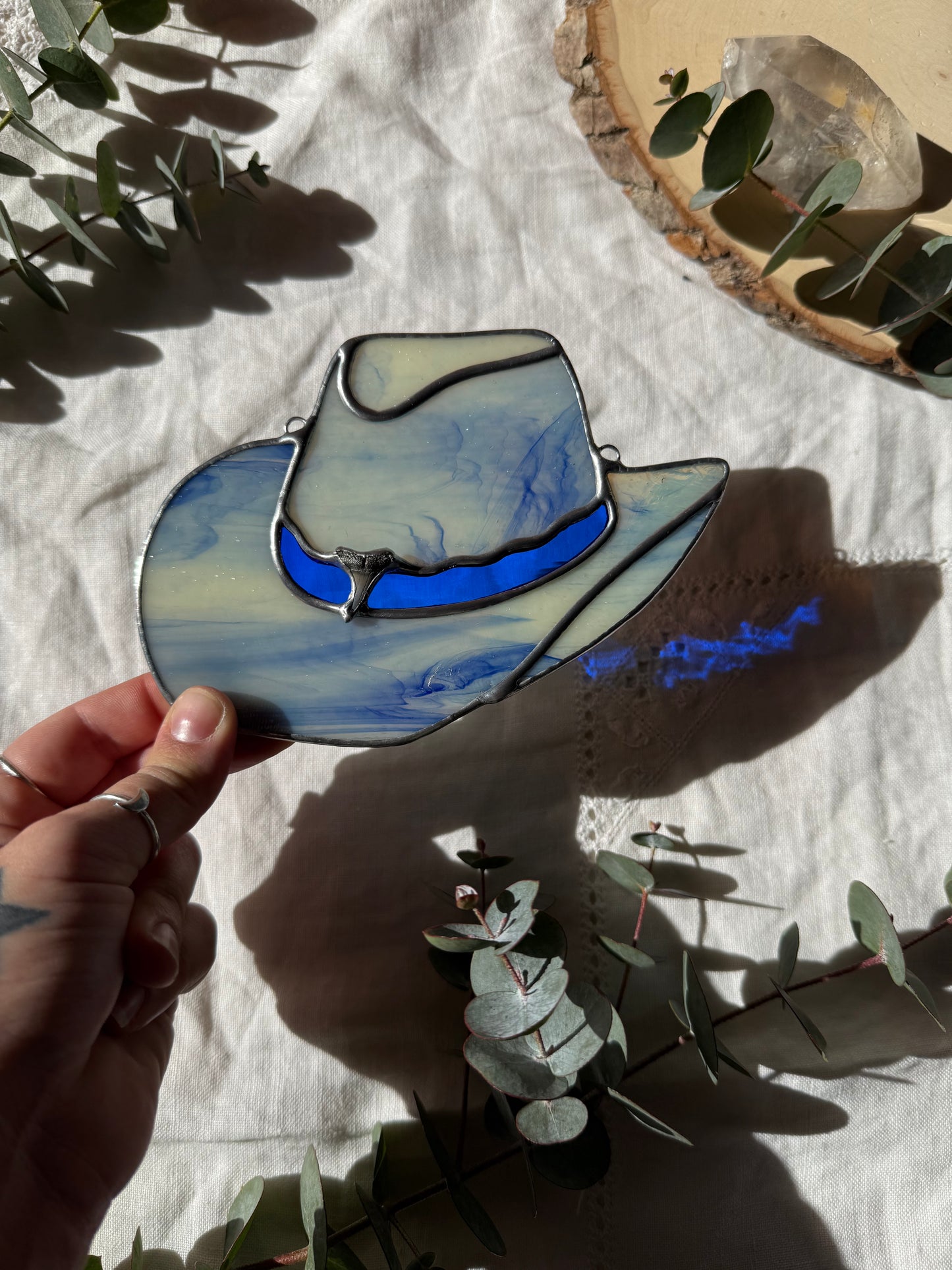 Wispy Blue Coastal Cowgirl Hat