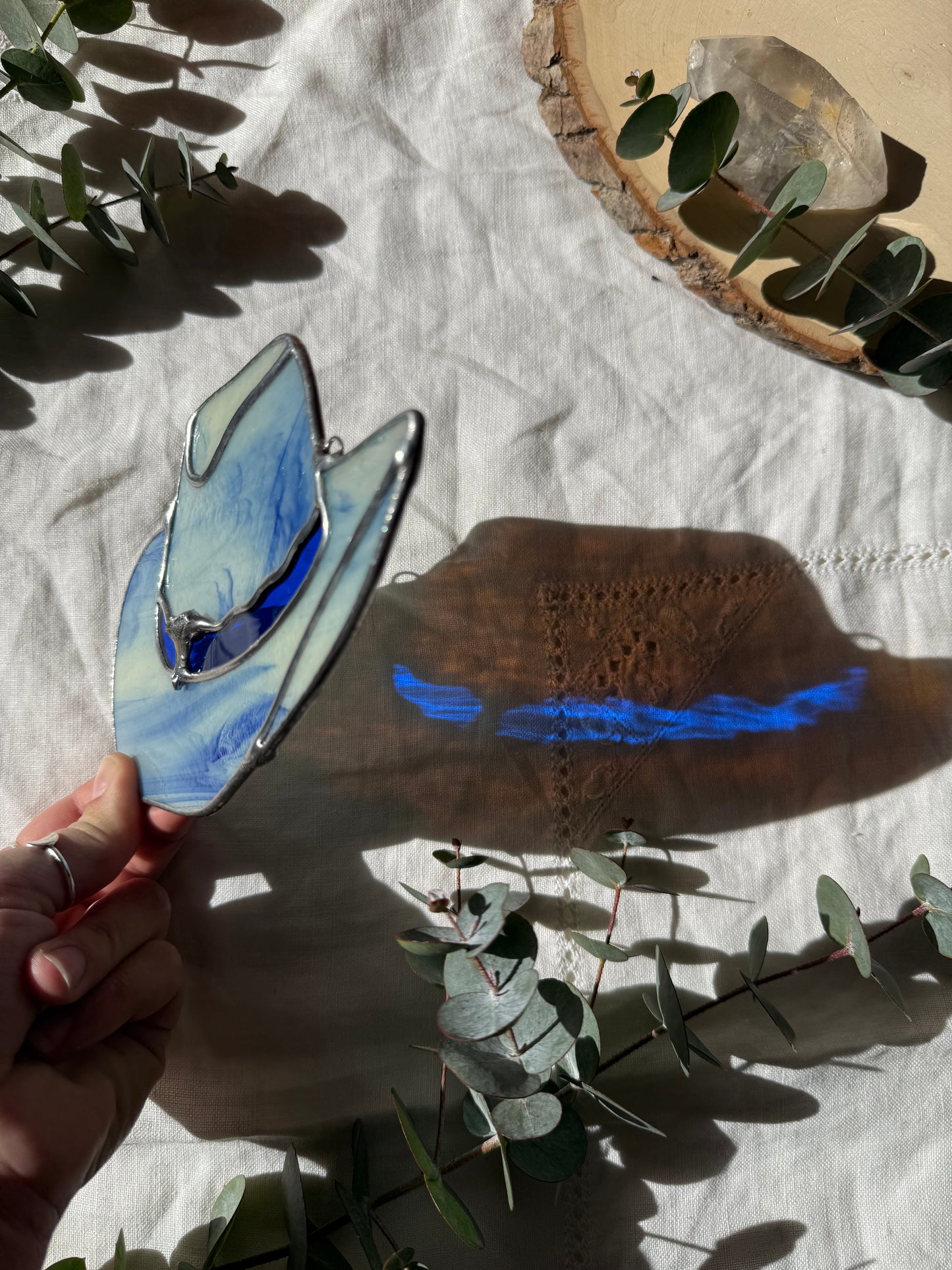 Wispy Blue Coastal Cowgirl Hat