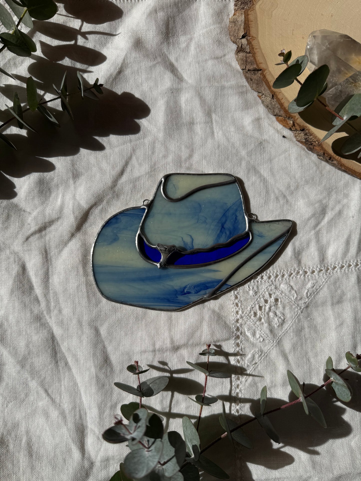 Wispy Blue Coastal Cowgirl Hat
