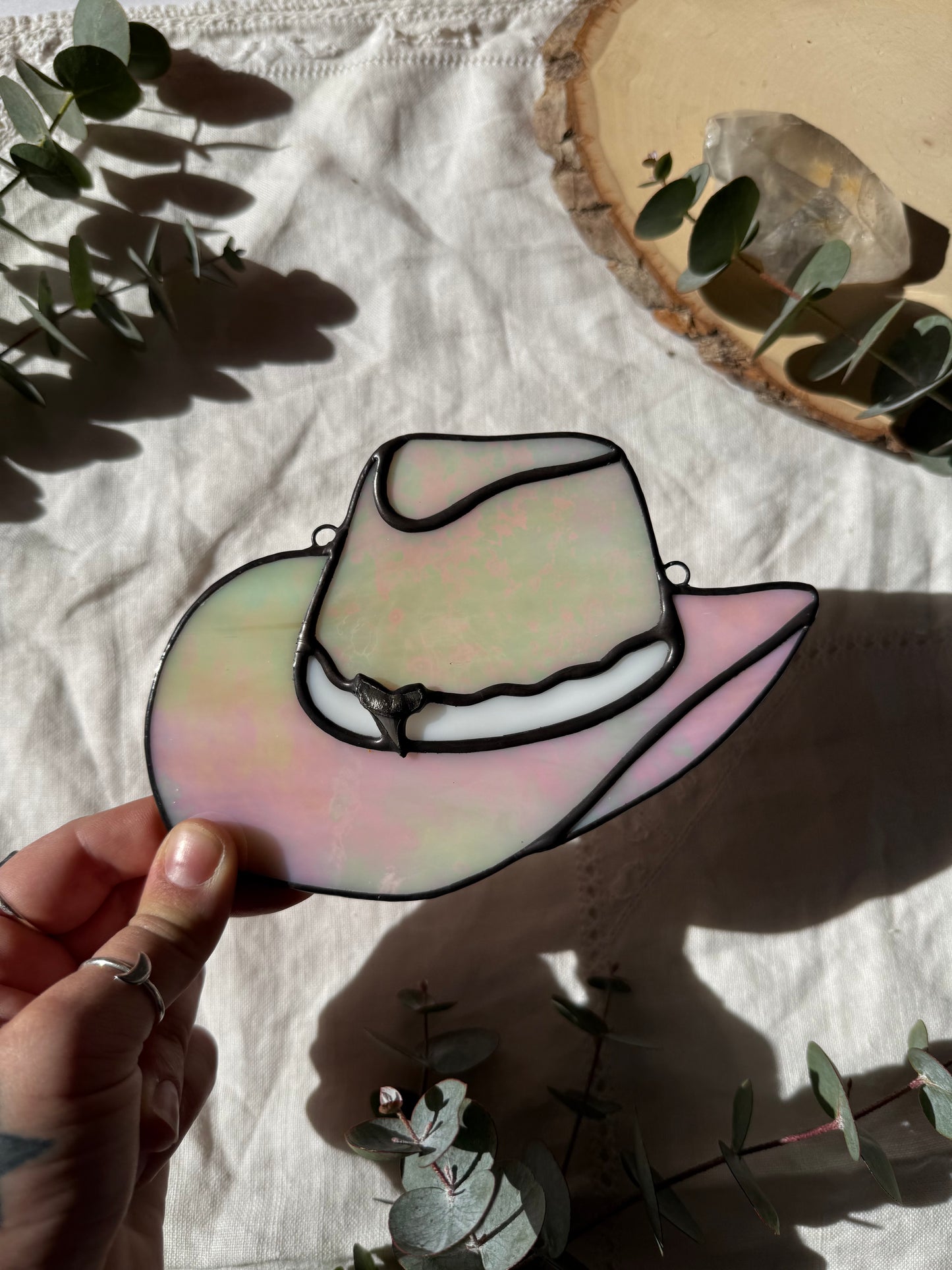Iridescent Pink Coastal Cowgirl Hat