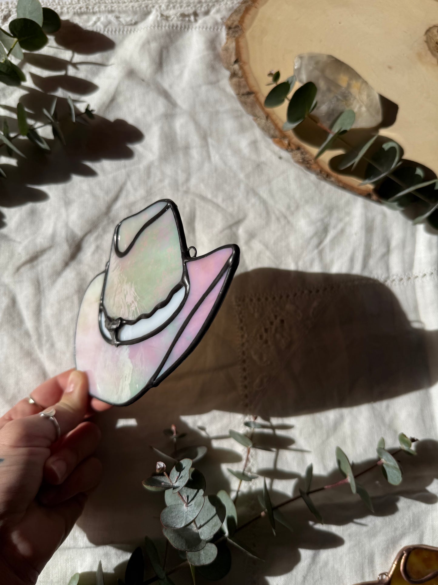 Iridescent Pink Coastal Cowgirl Hat