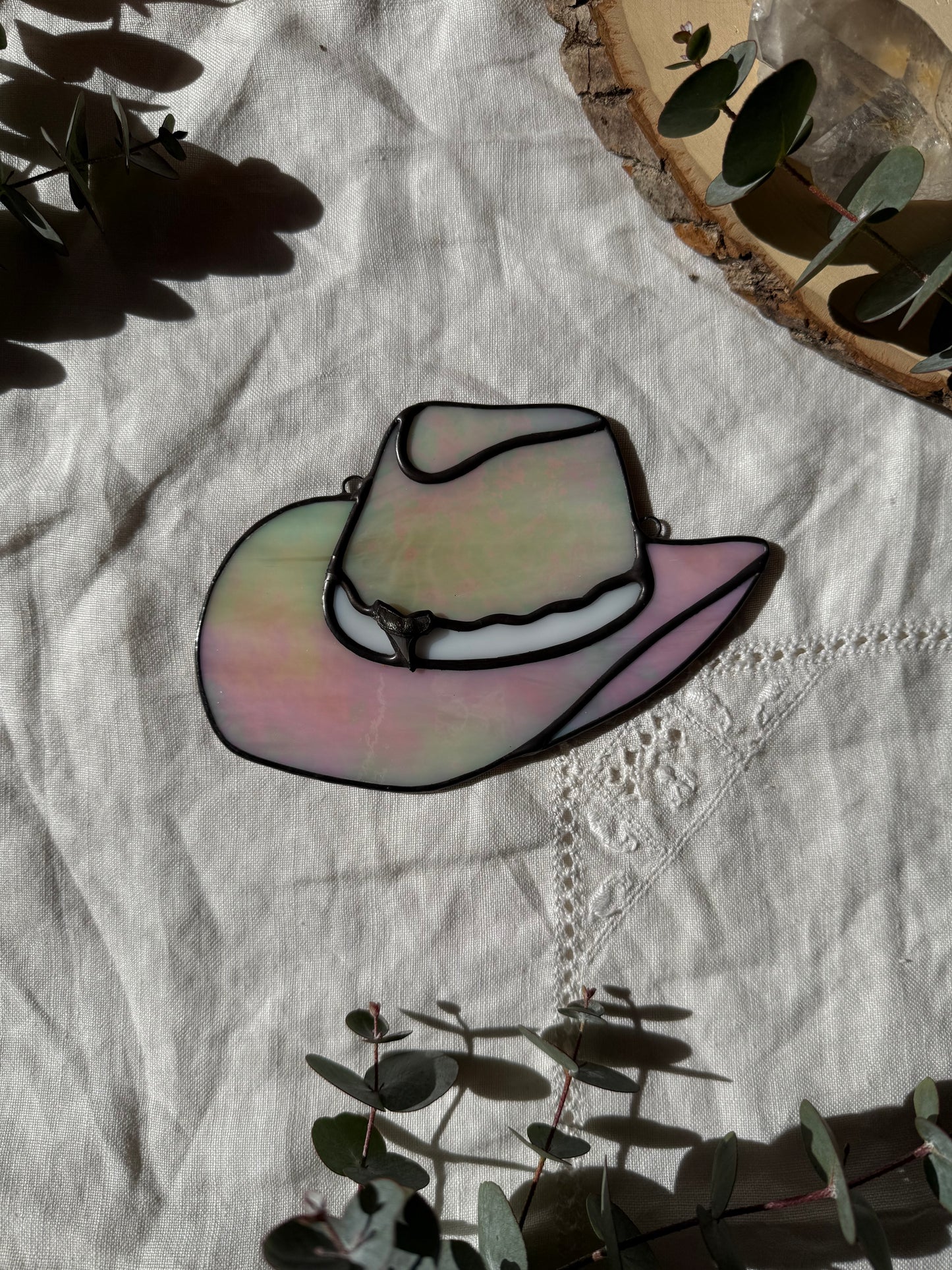 Iridescent Pink Coastal Cowgirl Hat