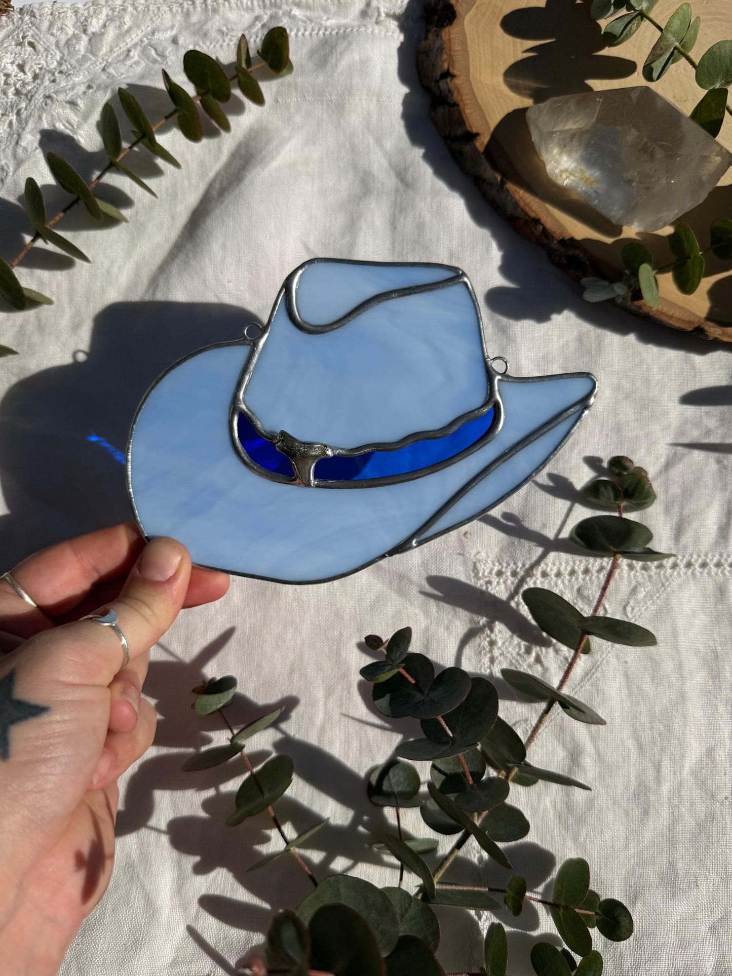 Wispy Blue Coastal Cowgirl Hat