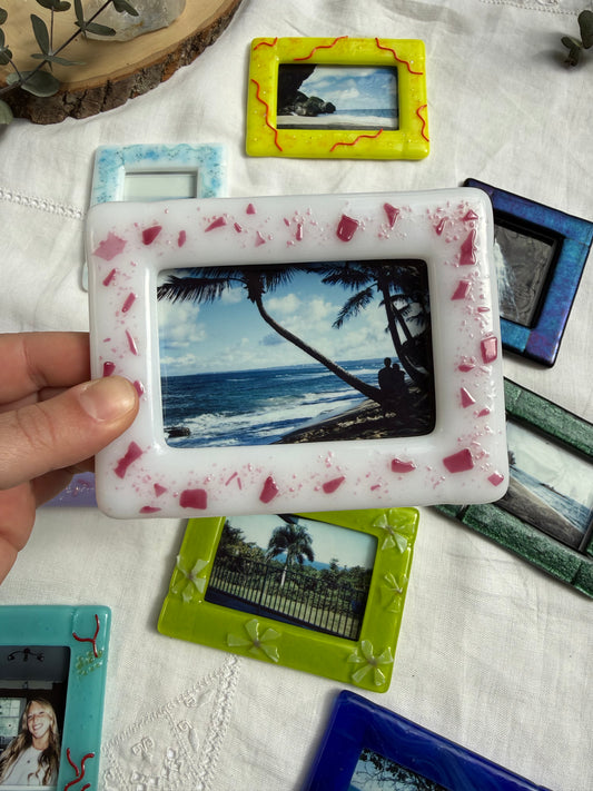 White and Pink Frame