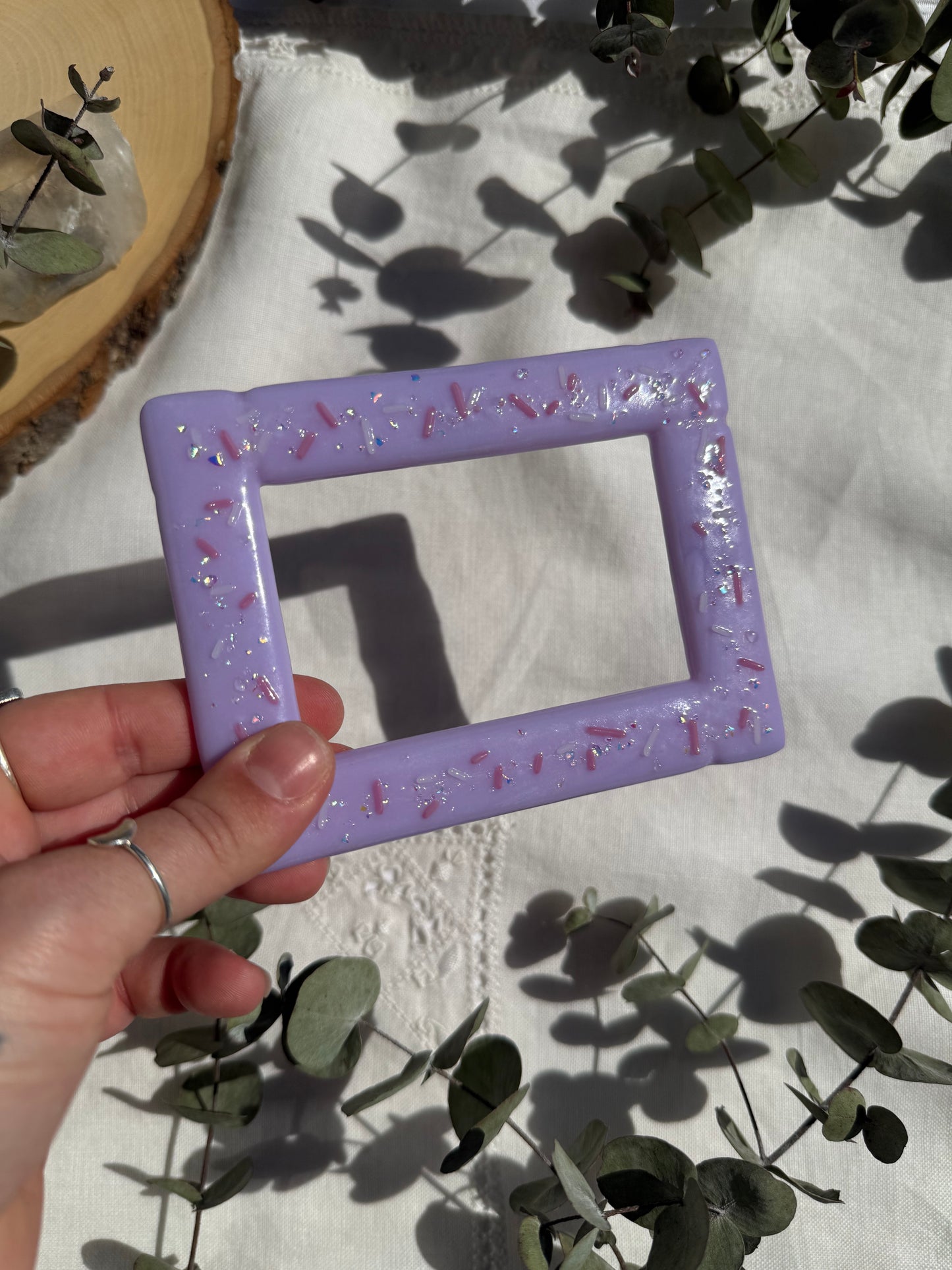Lavender Sprinkle Frame