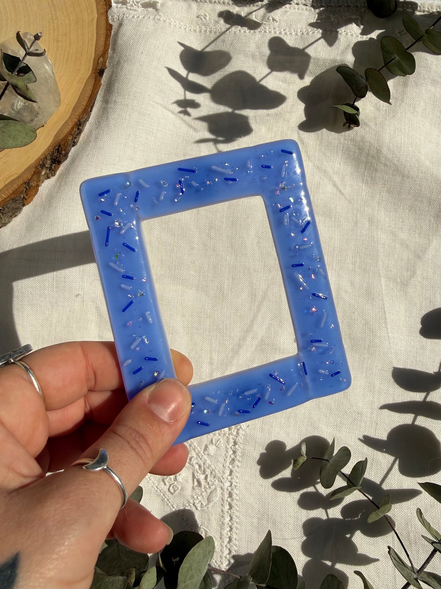 Blue Sprinkle Frame