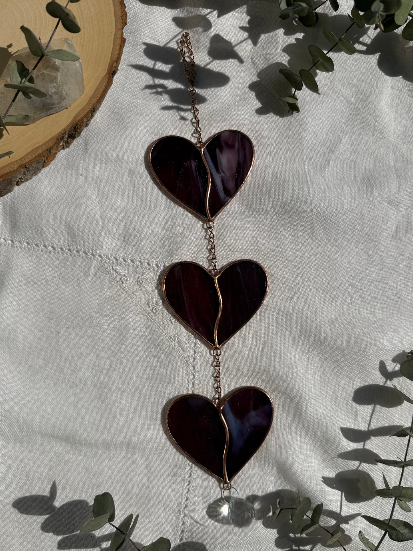 Deep Pink Heart Mobile