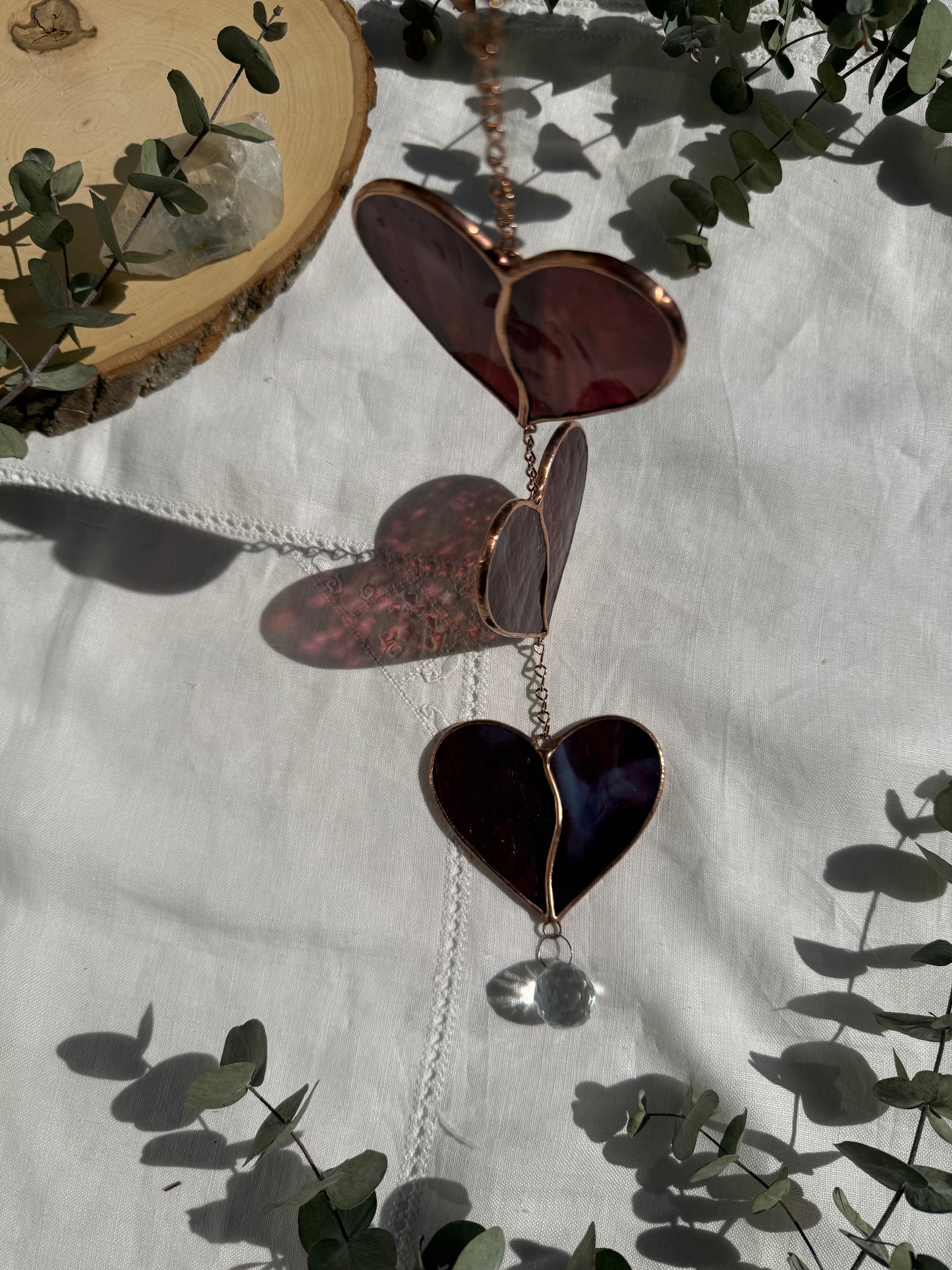 Deep Pink Heart Mobile