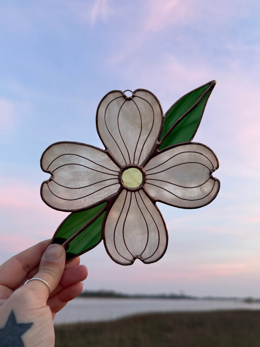 Wispy White Dogwood Flower