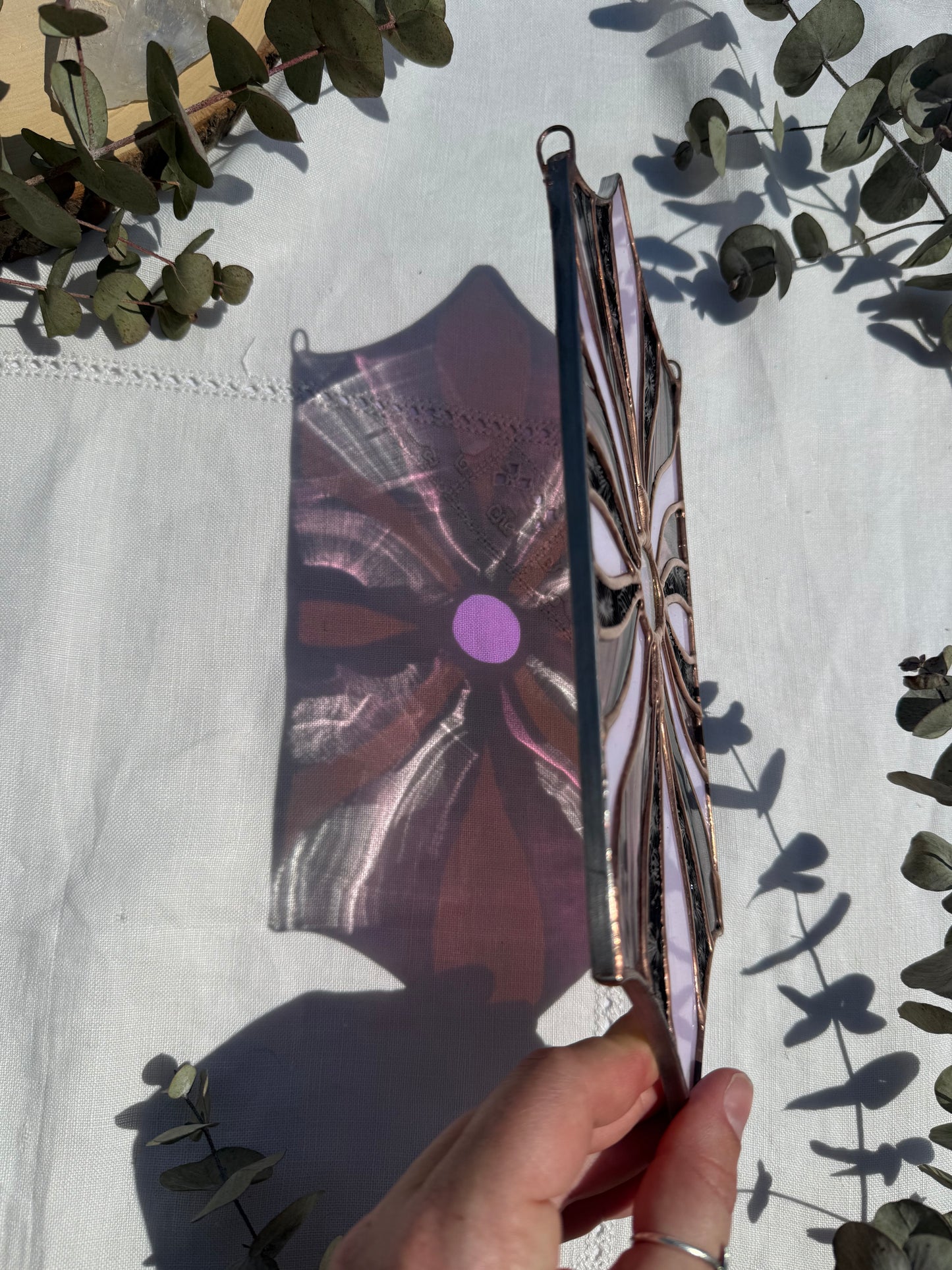 Pink Groovy Sun Panel
