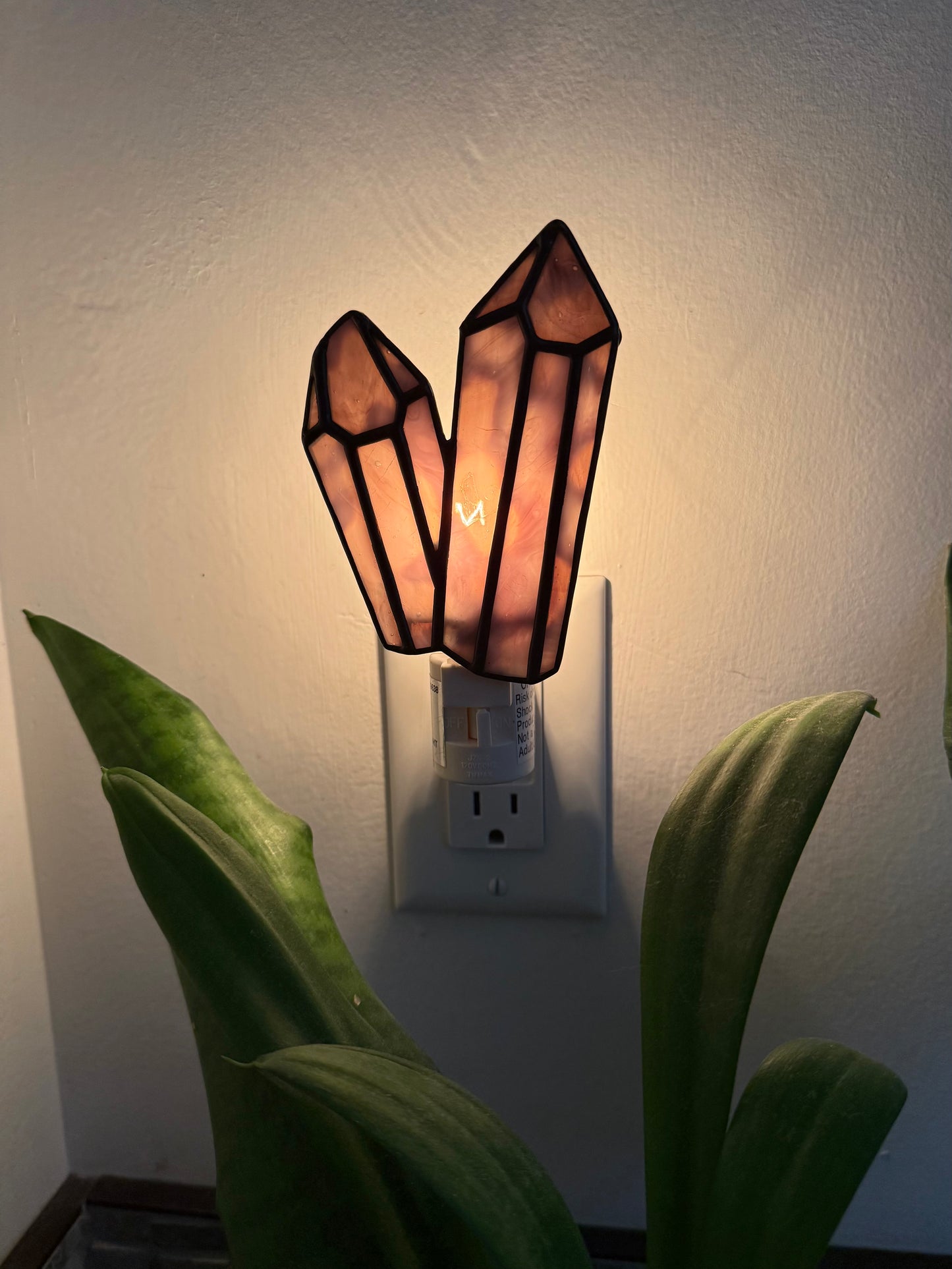 Purple Crystal Nightlight