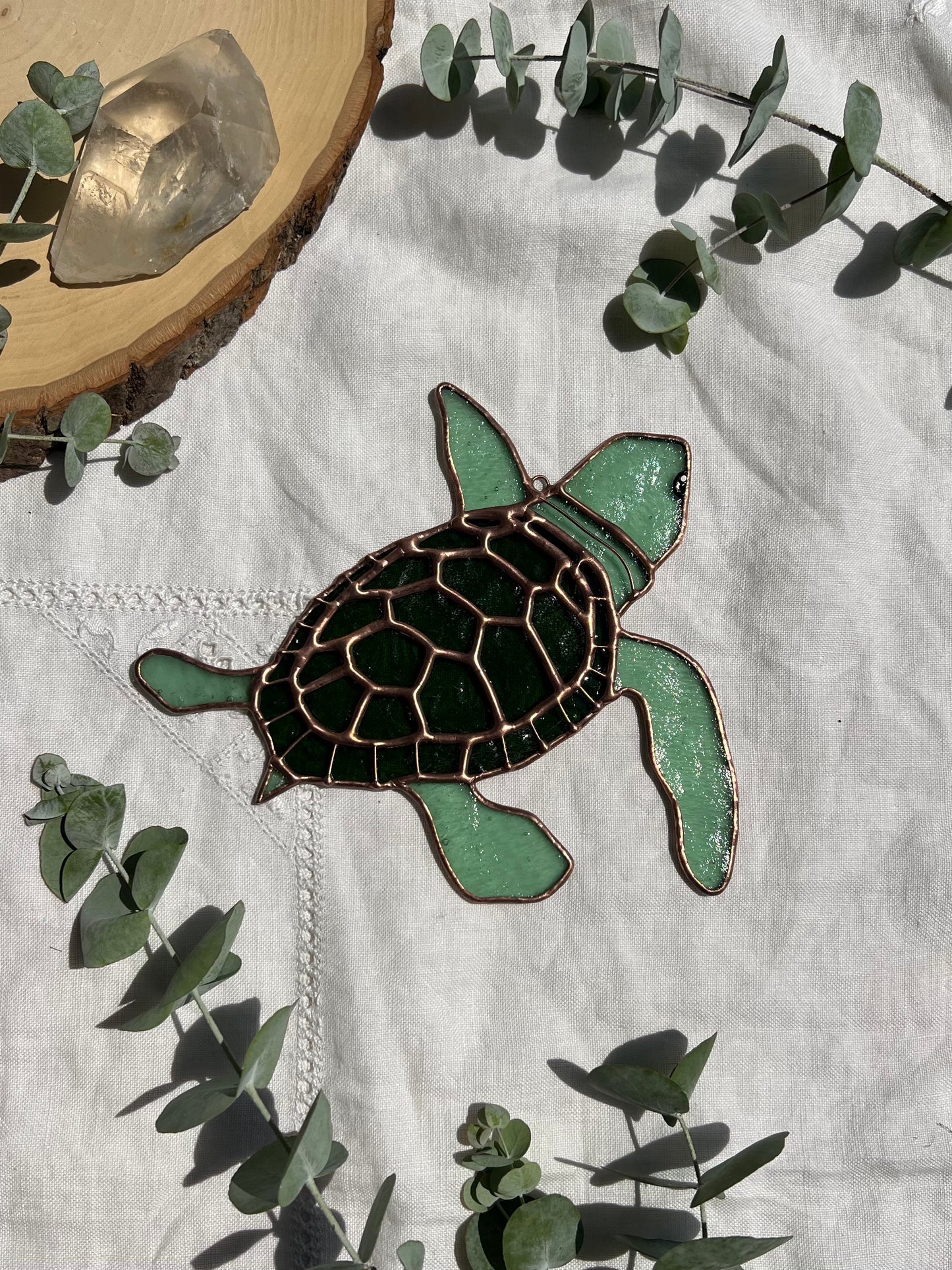 Sea Foam Green Sea Turtle