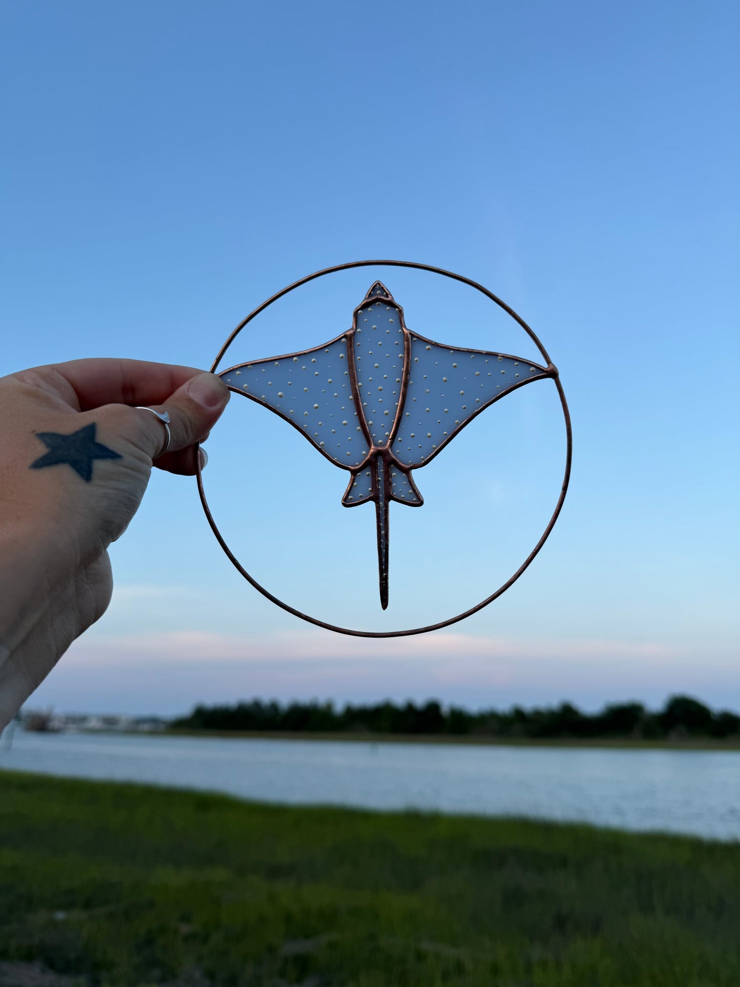 Periwinkle Eagle Ray