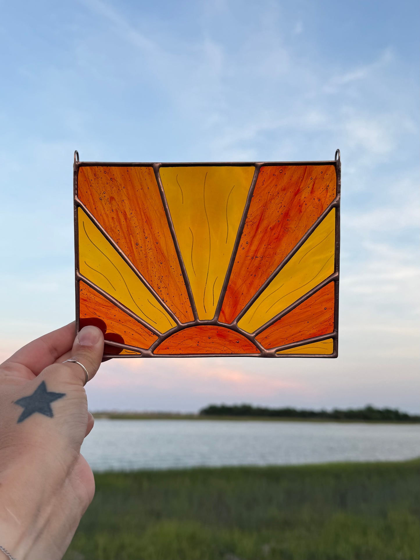 Orange Sun Panel