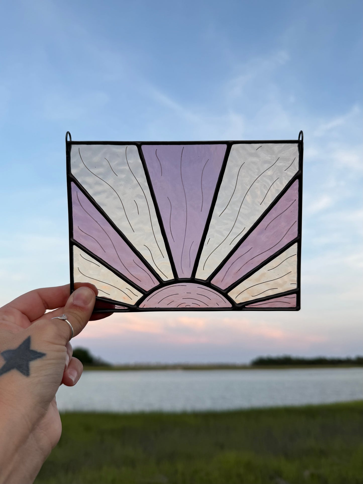 Pink Sun Panel