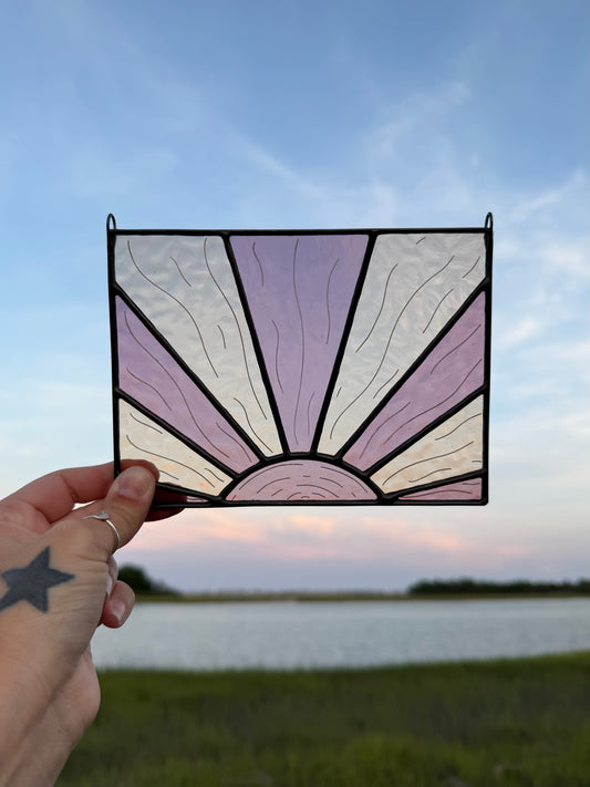Pink Sun Panel