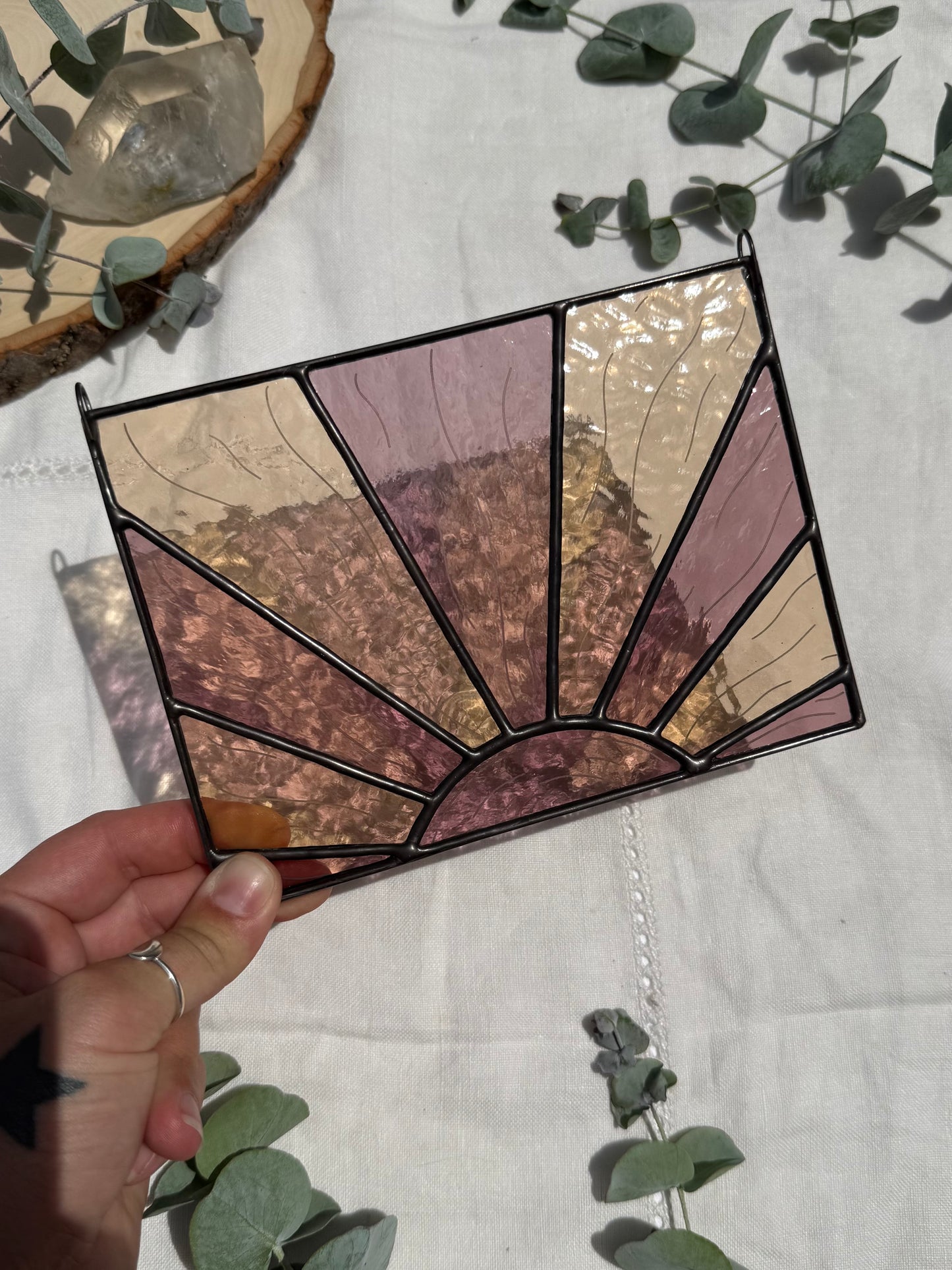 Pink Sun Panel