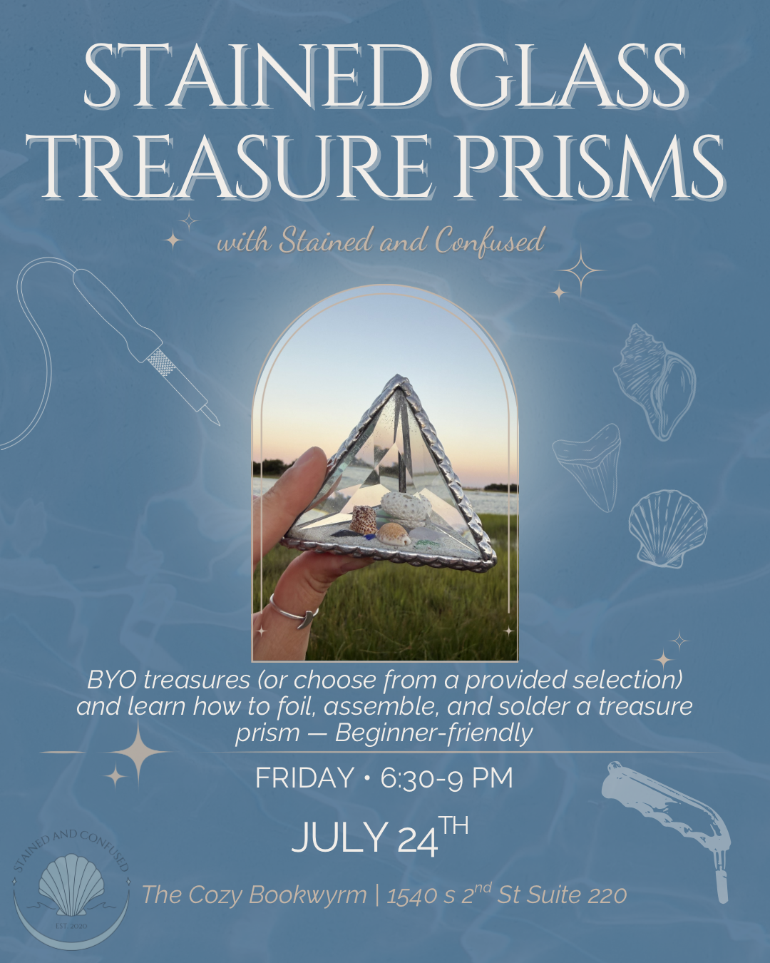 Stained Glass Treasure Prism Workshop