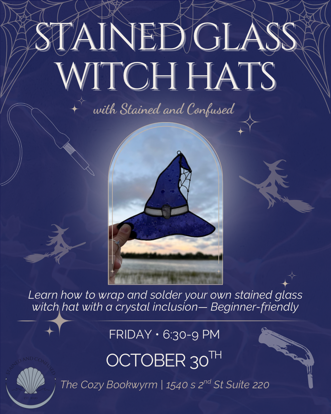 Stained Glass Witch Hat Workshop
