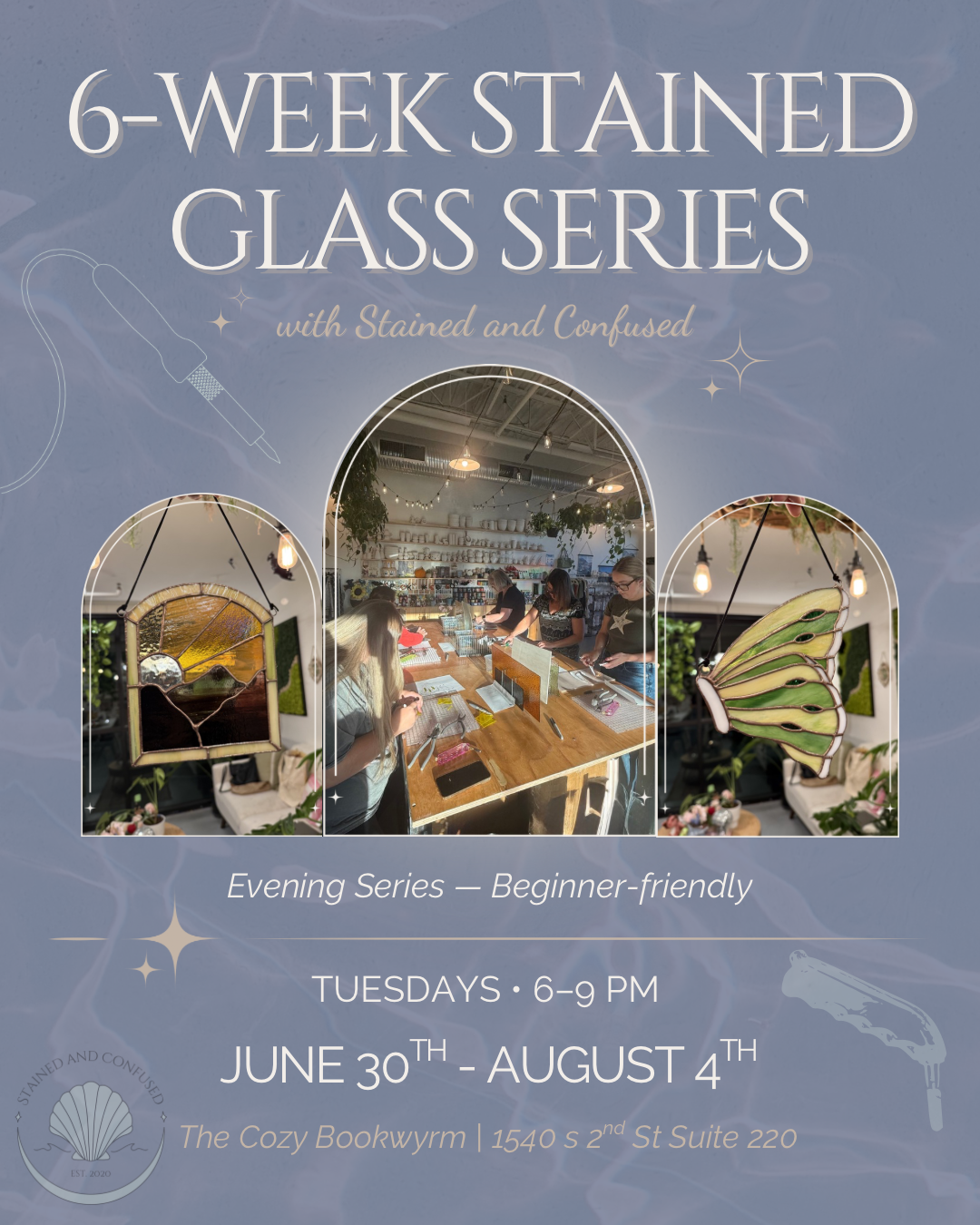 6-Week Stained Glass Series (Tuesdays-Evening)