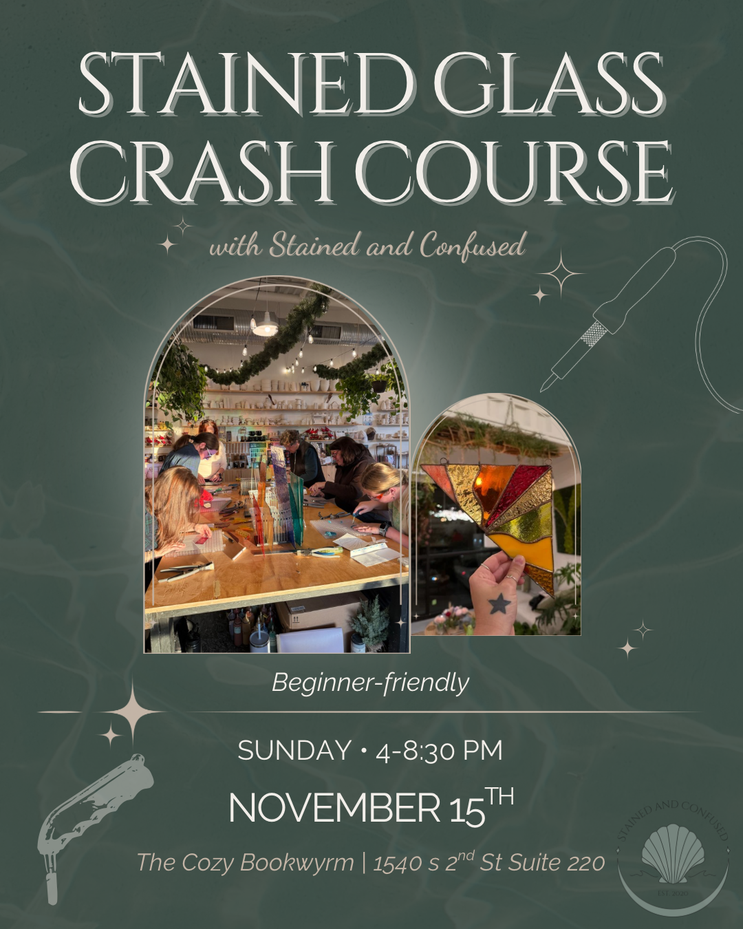 Stained Glass One Day Crash Course (NOVEMBER)
