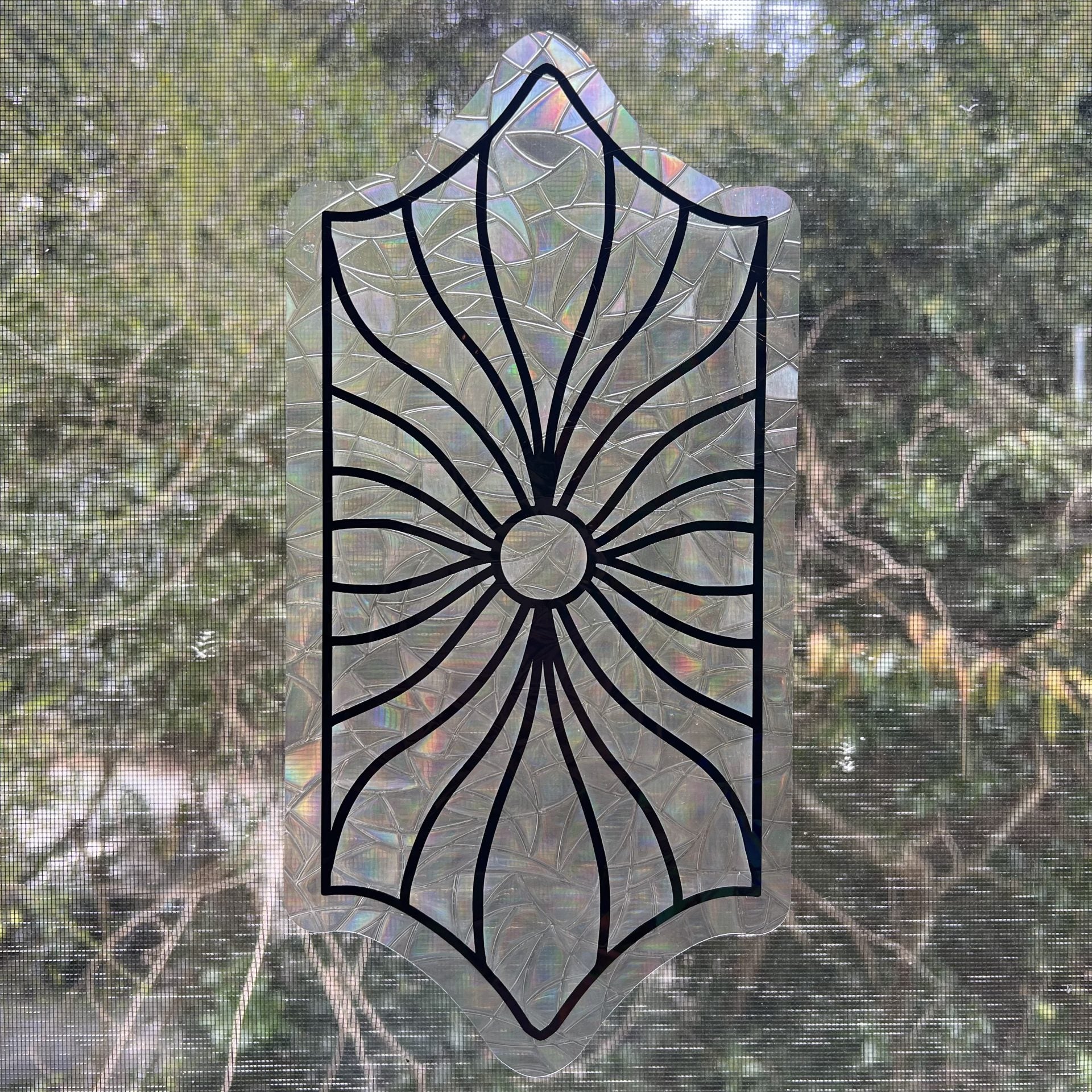 Groovy Sun Window Cling image 1