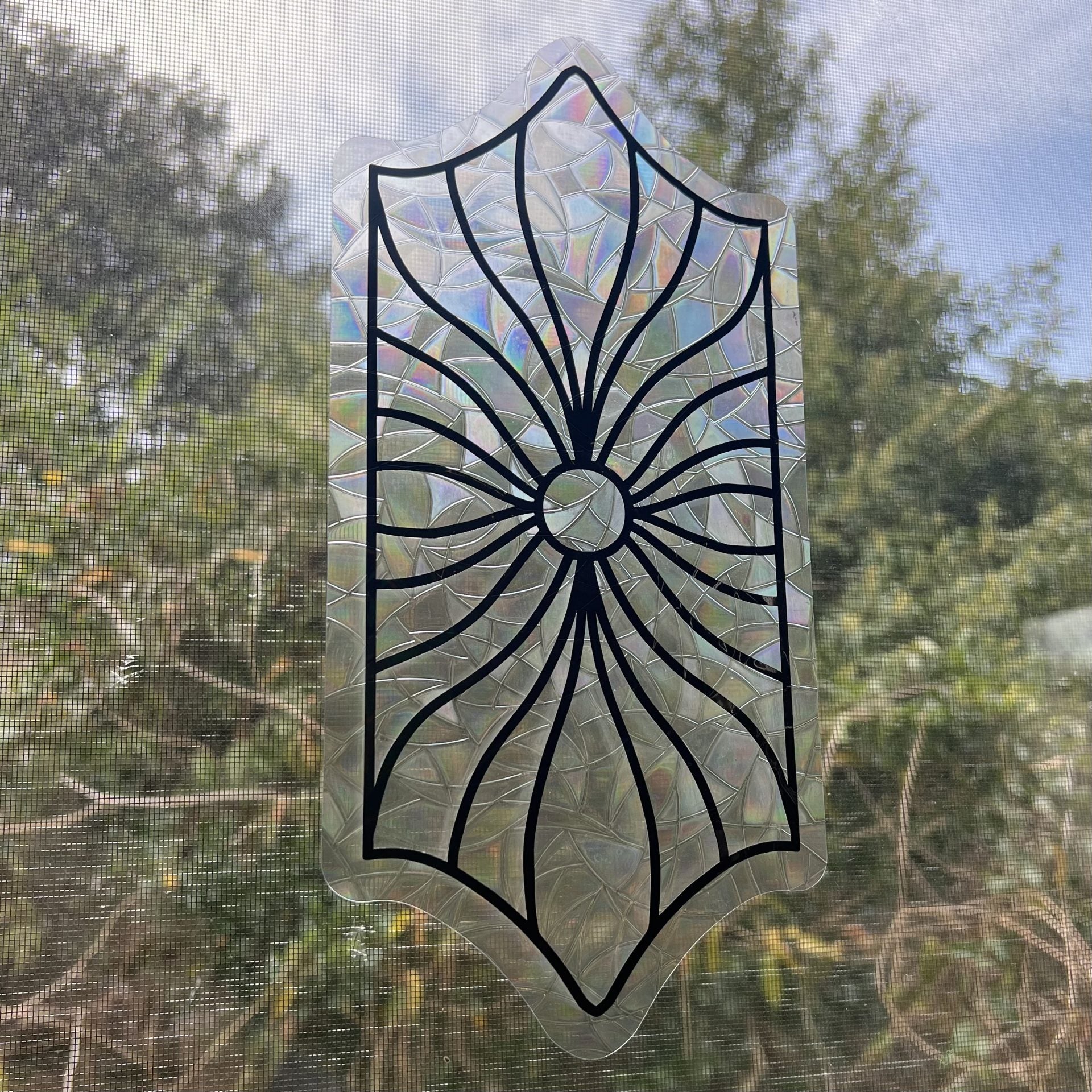 Groovy Sun Window Cling image